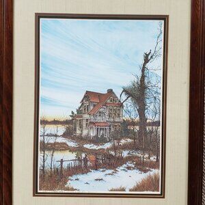 Lonnie Blackley Jr. Signed Ohio Artist Proof State I Hand-colored Lithograph